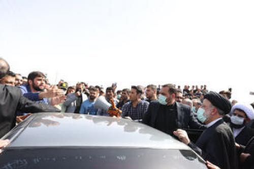  رئیس جمهور وارد قرچک شد