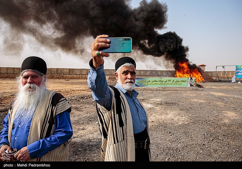 عکس/ سلفی با امحای مواد مخدر