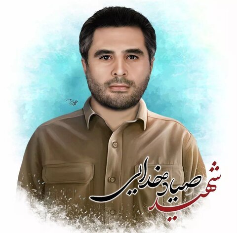  عکس/ نصب سنگ مزار سردار شهید صیاد خدایی