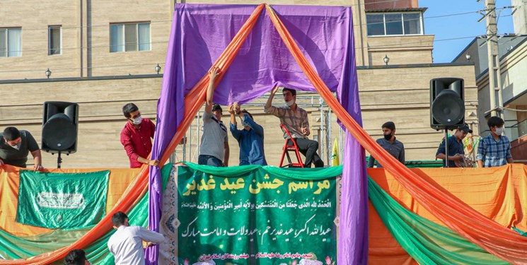  میهمانی 10 کیلومتری مردم تهران در روز عید غدیر 