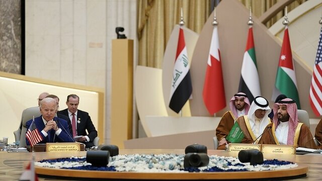  بایدن در جمع سران عرب: قصد ترک خاورمیانه را نداریم