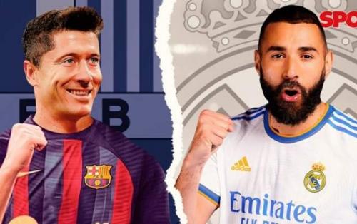 مبارزه بزرگ مهاجمان بارسلونا و رئال 