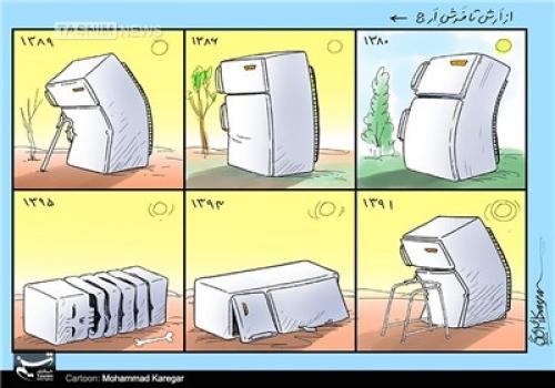  کاریکاتور/ از ارش تا فرش یک تولیدی صنعتی !!! 