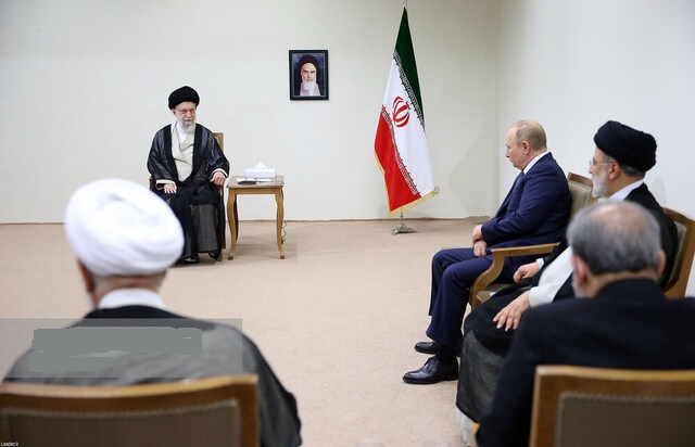  دیدار پوتین با حضرت آیت‌الله خامنه‌ای