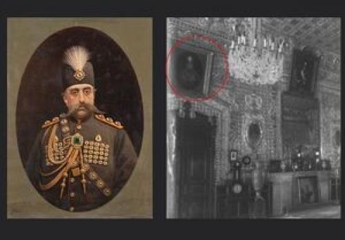 تابلو گمشده مظفرالدین‌شاه سرقتی از آب درآمد
