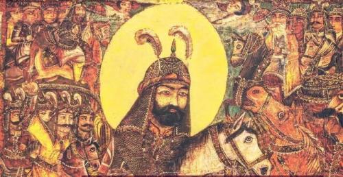  رونمایی از قدیمی‌ترین پرده درویشی عاشورا در کاخ گلستان