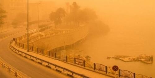  ویدئو/ اهواز غرق در گرد و غبار قرمز