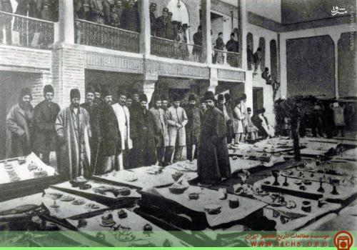 سفره افطار در دوره ناصرالدین شاه+عکس