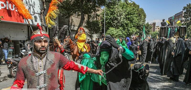 عکس/ کاروان نمادین اسرای کربلا