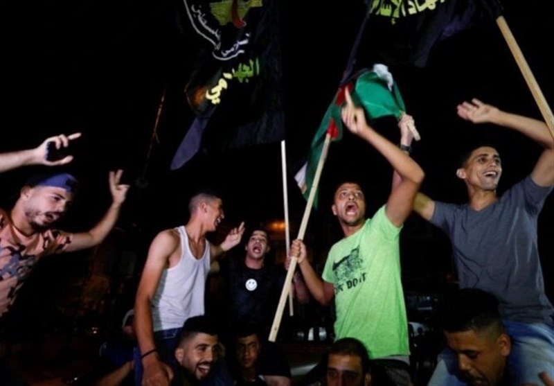  فیلم/ شادی فلسطینی‌ها از عملیات قدس