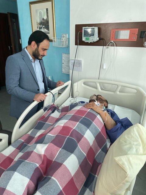  عیادت سخنگوی دولت از رستم قاسمی