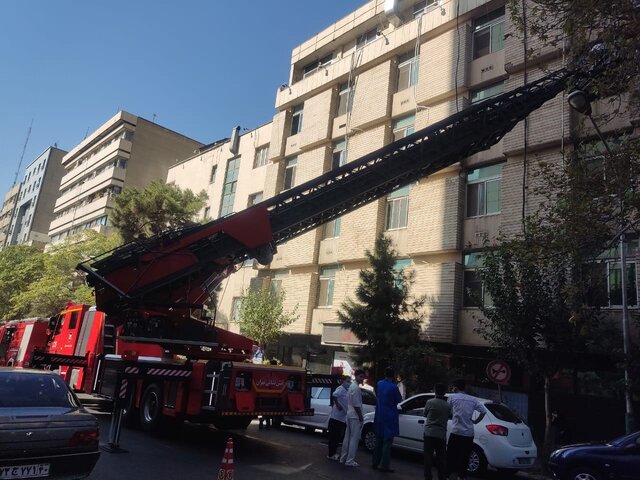  حریق در icu یک مرکز درمانی 