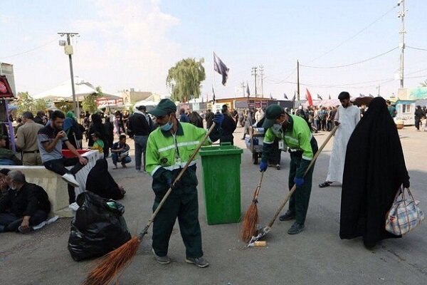 اعزام هزار نیروی خدمات شهری تهران به عتبات برای خدمت‌رسانی