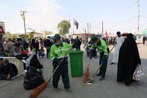 اعزام هزار نیروی خدمات شهری تهران به عتبات برای خدمت‌رسانی