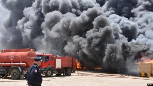 نجات ۴۲ نفر از آتش سوزی در کربلا 