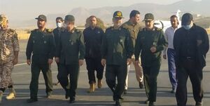  بازدید فرمانده کل سپاه و رئیس سازمان بسیج از مرز مهران