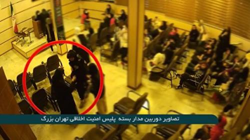 فیلم کامل در حضور مهسا امینی در مقر پلیس 