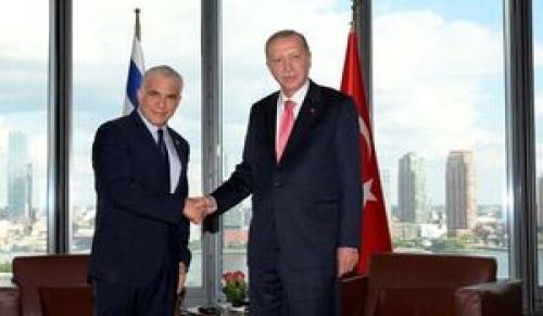 دیدار اردوغان با نخست وزیر رژیم صهیونیستی 