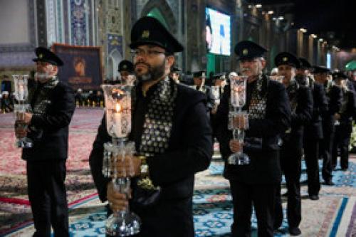 مراسم خطبه خوانی شب شهادت امام رضا(ع)