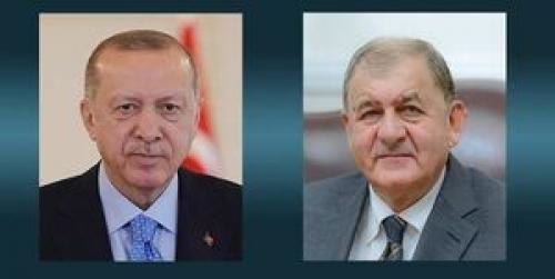  رایزنی اردوغان با رئیس‌جمهور جدید عراق