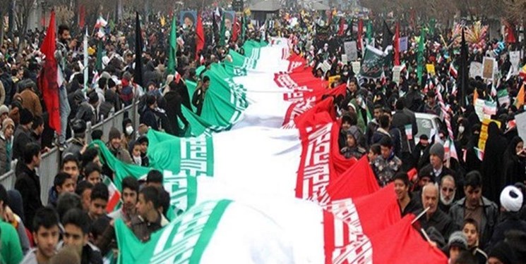  فیلم/ خروش عظیم زنجانی‌ها در راهپیمایی ۱۳ آبان