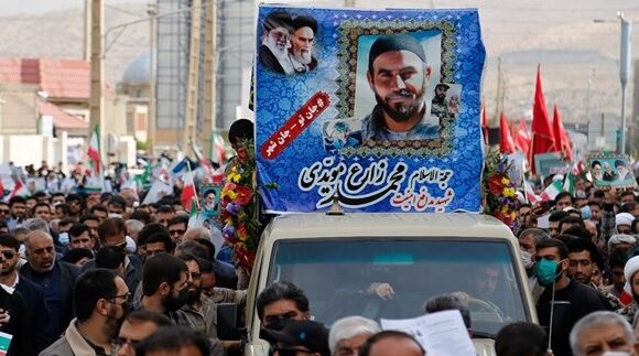  فیلم/ بدرقه باشکوه پیکر شهید امنیت 