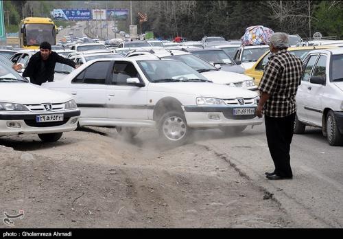  جاده‌ چالوس قفل شد؛ 