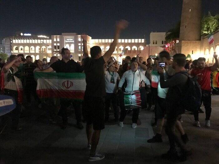  فیلم/ خیابان‌های قطر همچنان در تسخیر ایرانی‌ها