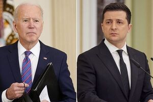  بایدن تلفنی با زلنسکی رایزنی کرد