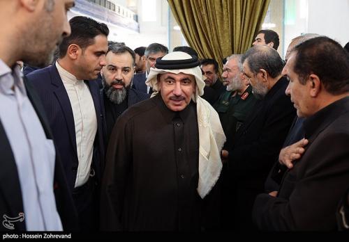 عکس/ مقام قطری در مراسم ترحیم رستم قاسمی