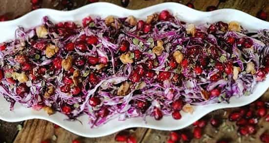 “سالاد کلم و انار”، پیش غذایی لذیذ برای شب یلدا