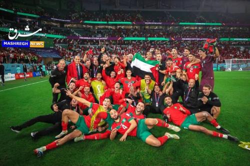  فیلم/ دیدار بازیکنان مراکش با پادشاه مغرب