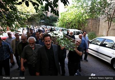عکس/تشییع پیکر زنده یاد ملیحه نیکجومند