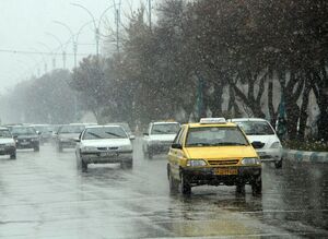  بارش باران و برف در ۱۳ استان کشور