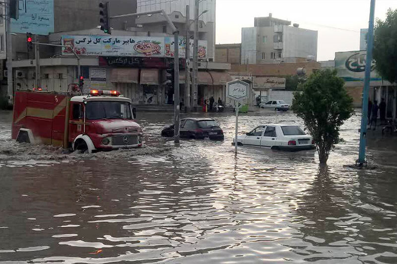  فیلم/ آبگرفتگی معابر اهواز پس از بارندگی‌های اخیر