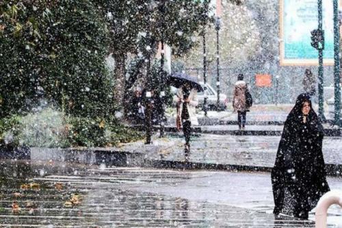 پیش‌بینی هواشناسی کشور ۷ و ۸ دی/ بارش برف و باران در ۹ استان