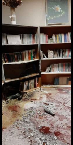 آتش در دفتر بسیج دانشجویی دانشگاه آزاد