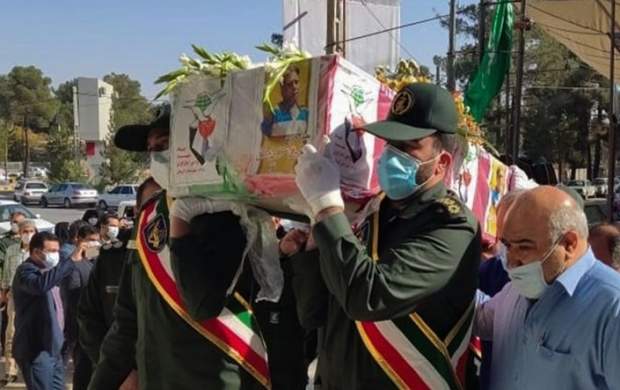 جانباز اردبیلی به همرزمان شهیدش پیوست
