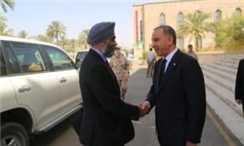 وزیر دفاع کانادا وارد بغداد شد