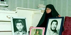 شیرزنی که تکه‌های پیکر فرزند شهیدش را جمع کرد+ تصاویر