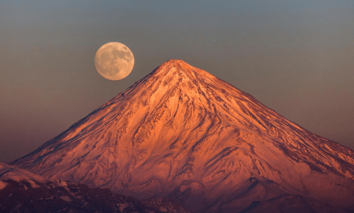  فیلم/ غروب ماه در کولاک سبلان