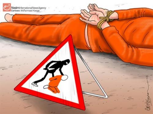  کاریکاتور: قصابان مشغول کارند 