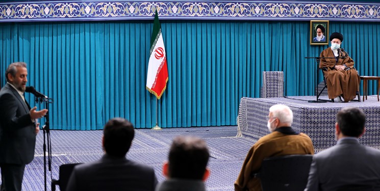  مداحان اهل‌بیت(ع) امروز این اشعار را در محضر رهبر انقلاب خواندند 