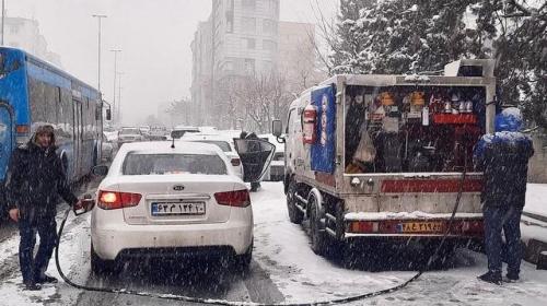 خدمت‌ رسانی بیش از ۴۰ مرکز سوخت ‌رسان سیار در پایتخت 