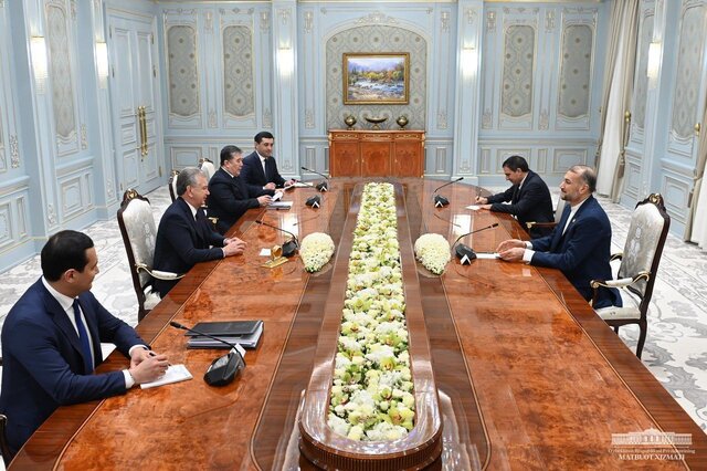 دیدار امیرعبداللهیان با رییس جمهور ازبکستان