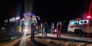 وقوع تصادف فوتی منجر به حریق در آبیک!
