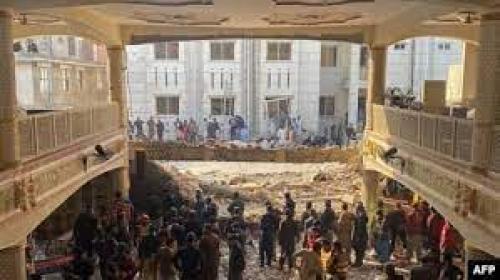 افزایش تلفات انفجار مسجد پیشاور پاکستان به ۴۴ کشته