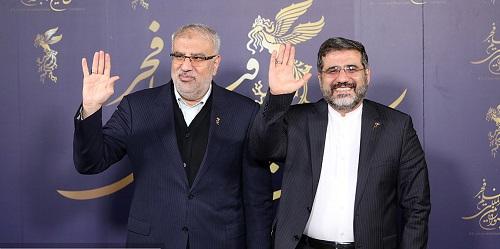 عکس/ وزیر نفت در جشنواره فجر