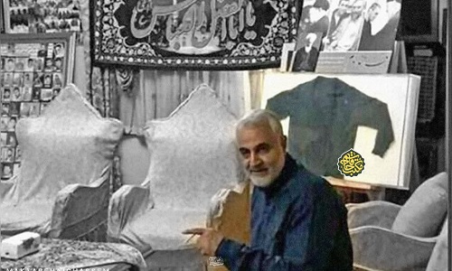 عکس/ حاج قاسم و ماجرای این پیراهن
