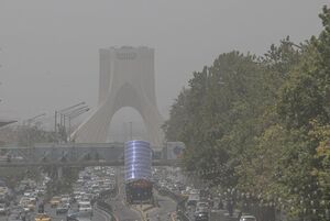 وضعیت قرمز کیفیت هوای تهران 